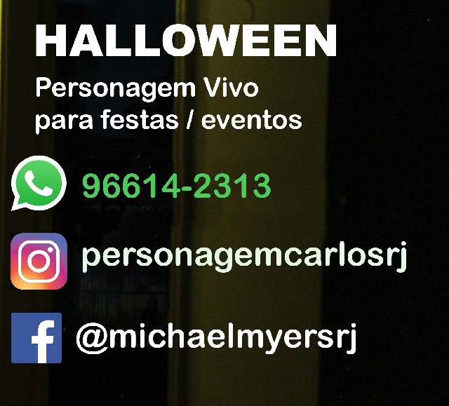 Foto 1 - Personagem vivo halloween - michael myers